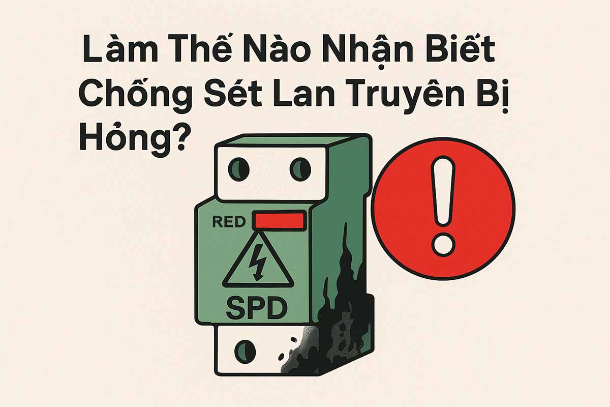 Làm Thế Nào Nhận Biết Chống Sét Lan Truyền Bị Hỏng